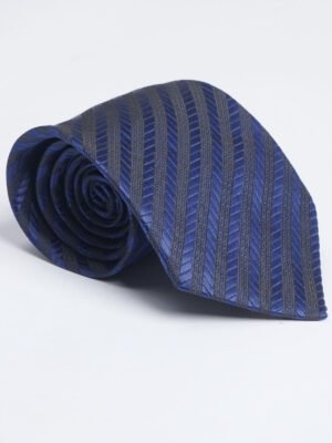 Navy Blue Designer Self Tie (TIE-1204)