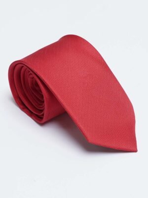 Red Designer Self Tie (TIE-1371)