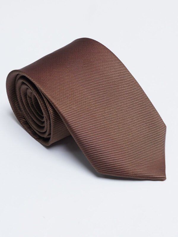Dark Brown Designer Self Tie (TIE-1398)