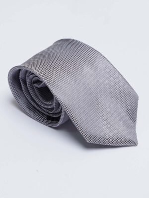 1411.jpg Light Grey Designer Self Tie (TIE-1411)