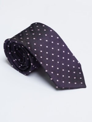 Purple Designer Self Tie (TIE-1427)