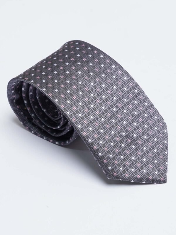 Grey Designer Self Tie (TIE-1429)