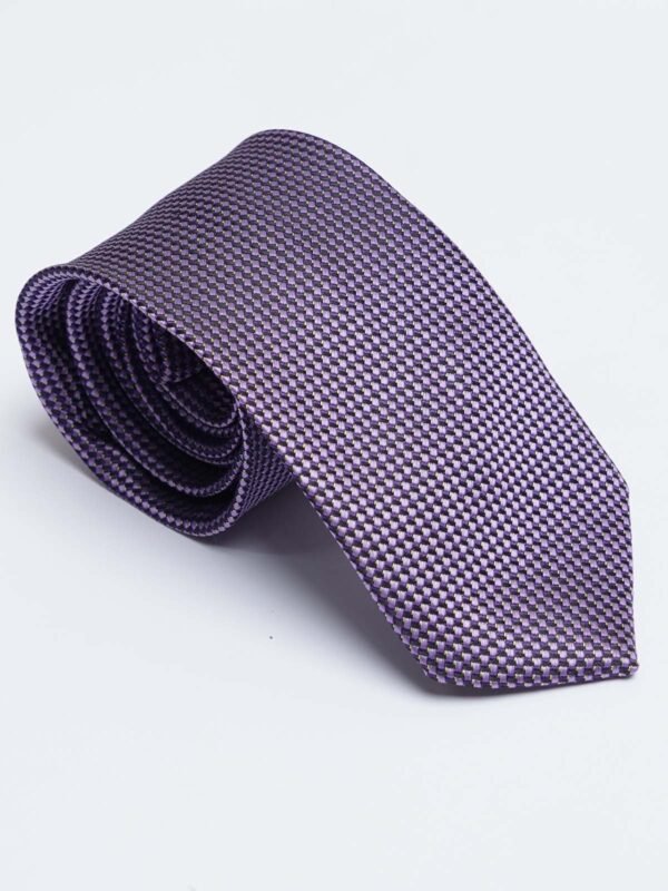 Purple Designer Self Tie (TIE-1436)