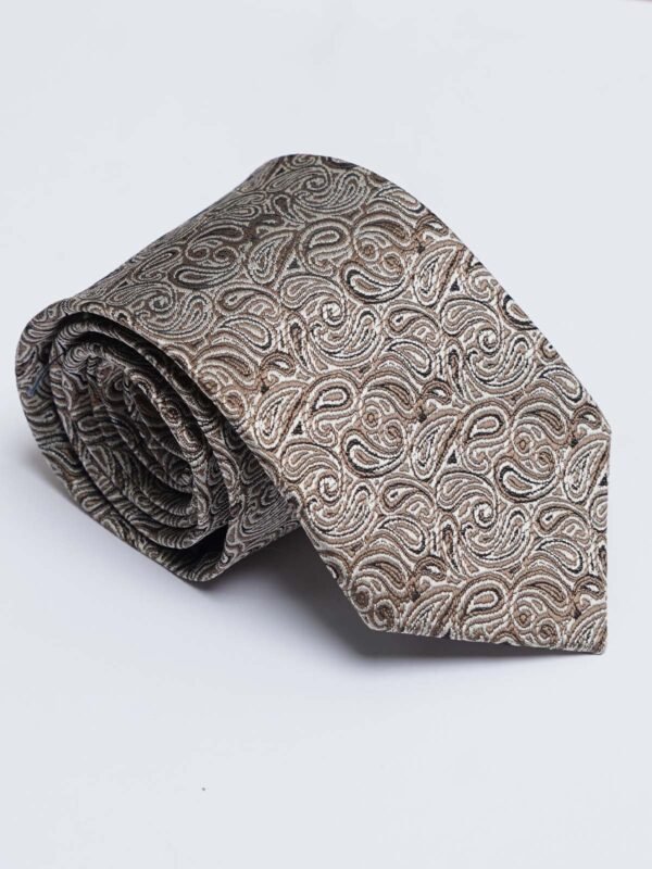 Light Brown Designer Self Tie (TIE-1451)