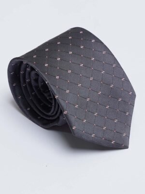Dark Grey Designer Self Tie (TIE-1494)