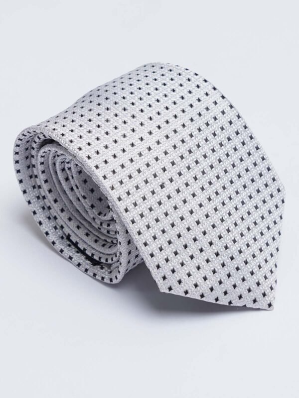 Light Grey Designer Self Tie (TIE-1514)