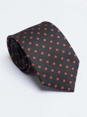 Black Designer Self Tie (TIE-1557)