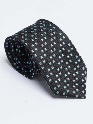 Black Designer Self Tie (TIE-1564)