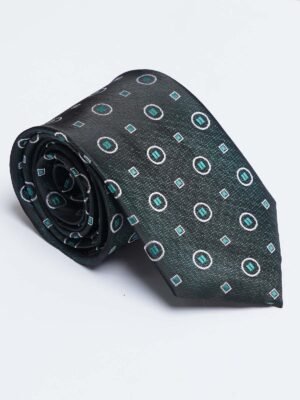 Dark Green Designer Self Tie (TIE-1584)