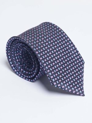Dark Blue Designer Self Tie (TIE-1609)