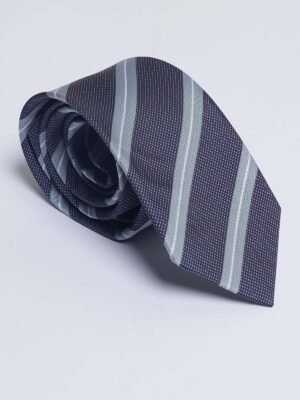 Navy Blue Designer Self Tie (TIE-1615)