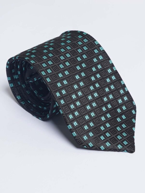 Black Designer Self Tie (TIE-1641)