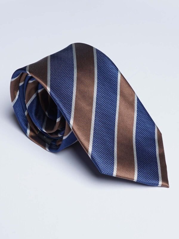 Brown Designer Self Tie (TIE-1734)