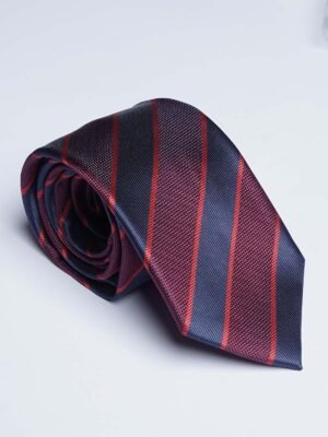 Maroon Designer Self Tie (TIE-1735)