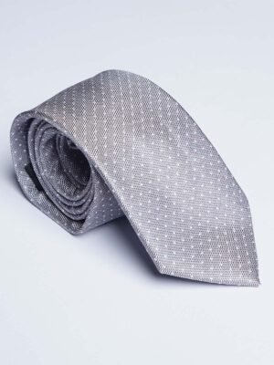 Light Grey Designer Self Tie (TIE-1740)