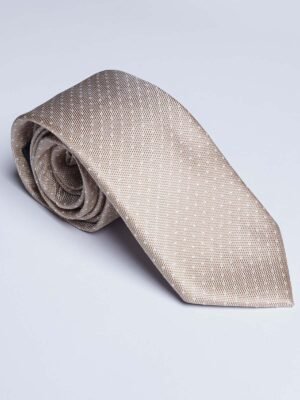 Cream Designer Self Tie (TIE-1741)