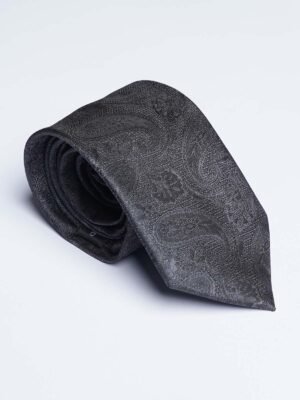 Charcoal Designer Self Tie (TIE-1745)