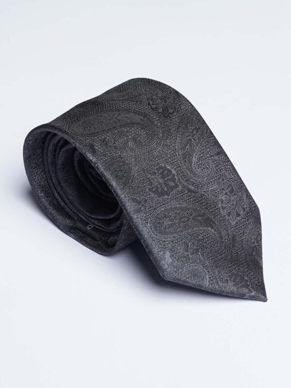 Charcoal Designer Self Tie (TIE-1745)