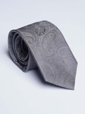 Grey Designer Self Tie (TIE-1746)