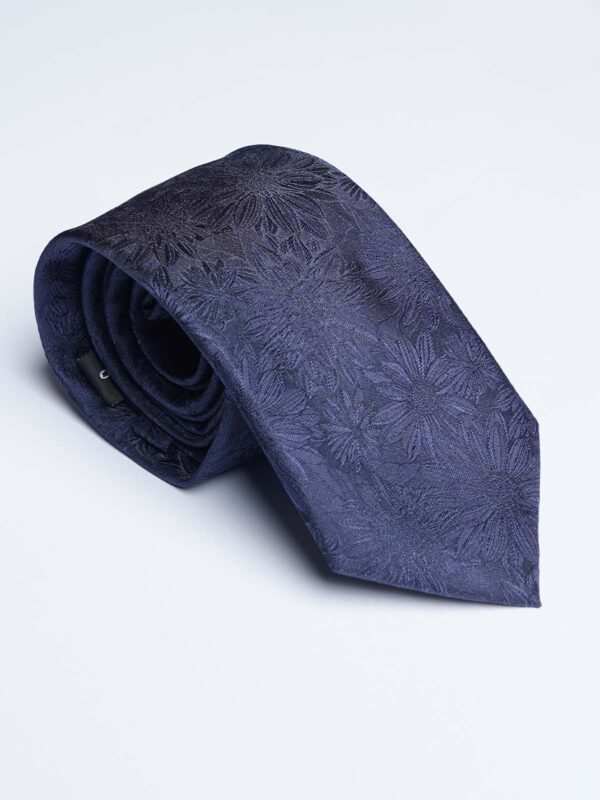 Navy Designer Self Tie (TIE-1748)