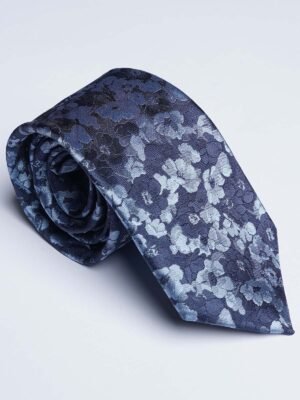 Dark Blue Designer Self Tie (TIE-1753)