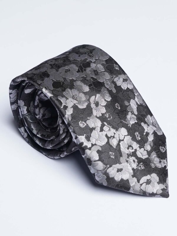 Black Designer Self Tie (TIE-1754)