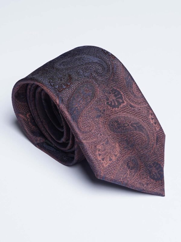 Maroon Designer Self Tie (TIE-1755)