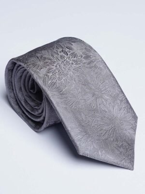 Light Grey Designer Self Tie (TIE-1756)