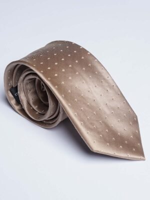 Light Brown Designer Self Tie (TIE-1767)