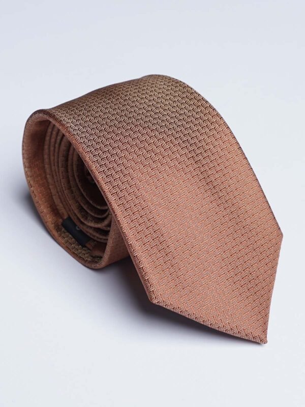 Brown Designer Self Tie (TIE-1771)