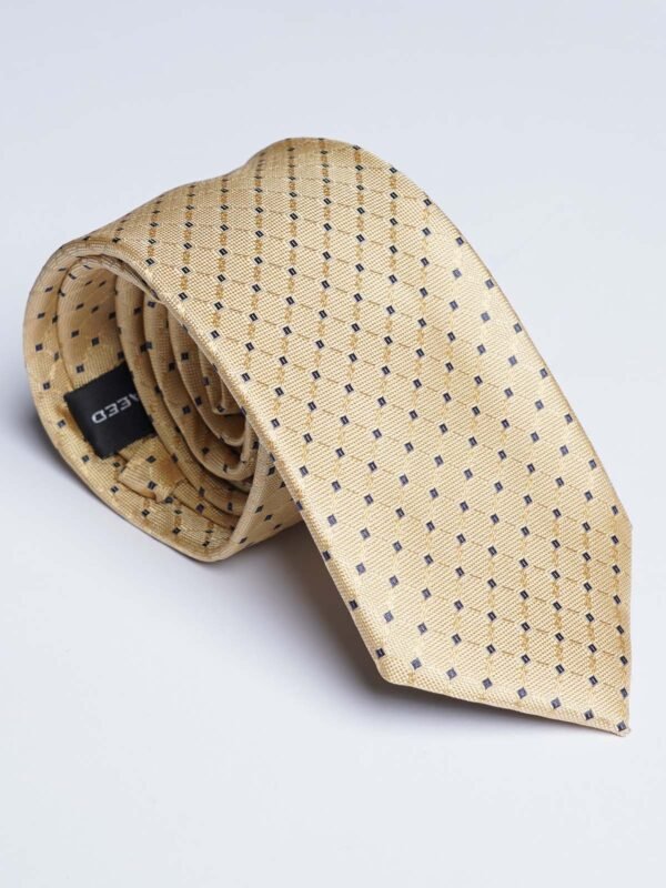 Yellow Designer Self Tie (TIE-1772)