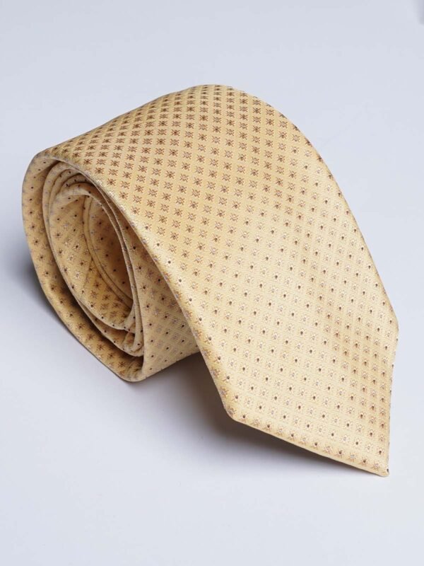 Yellow Designer Self Tie (TIE-1775)