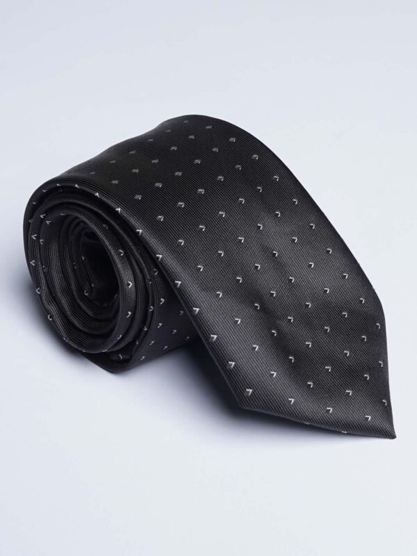 Black Designer Self Tie (TIE-1787)
