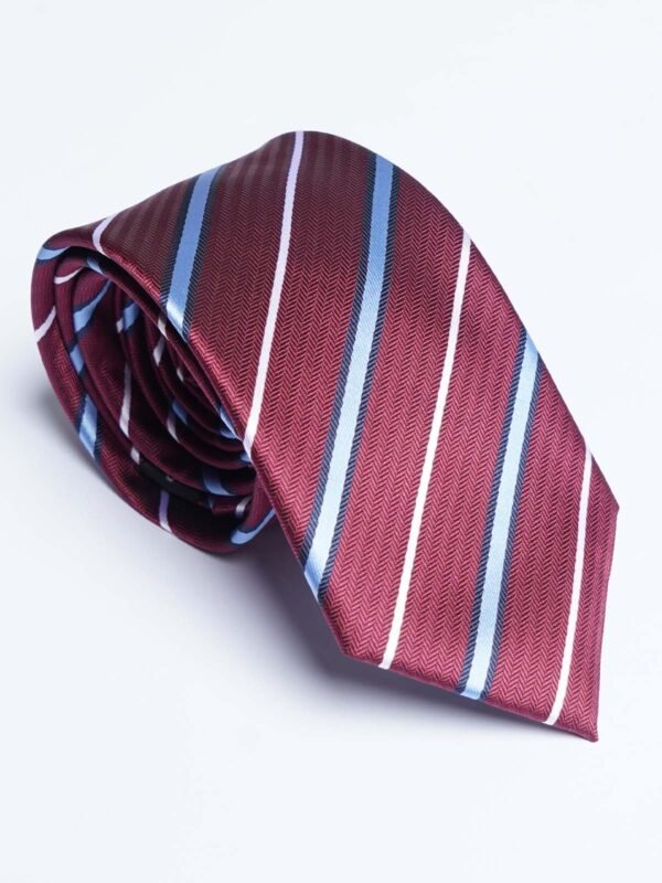 Maroon Designer Self Tie (TIE-1790)