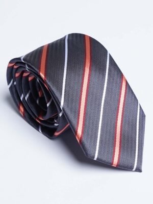 Dark Grey Designer Self Tie (TIE-1792)