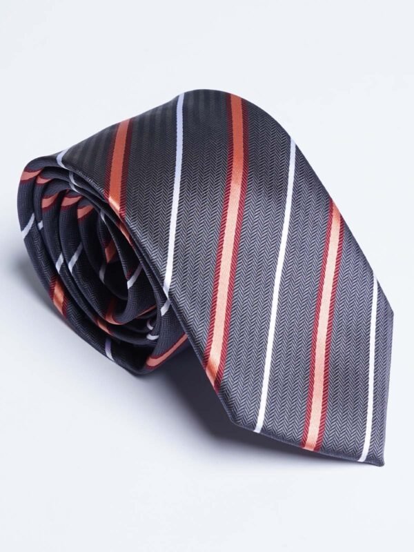 Dark Grey Designer Self Tie (TIE-1792)
