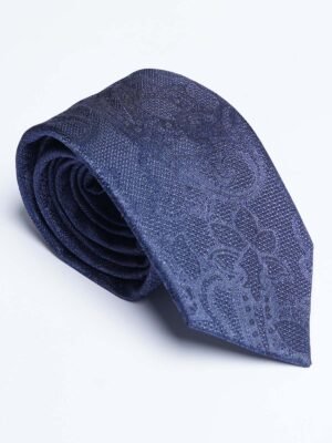 Dark Blue Designer Self Tie (TIE-1793)