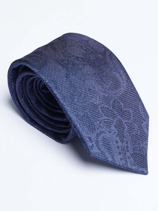 Dark Blue Designer Self Tie (TIE-1793)