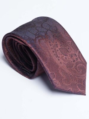 1799_4059e3de-9bba-4561-89a8-b05013187f54.jpg Dark Brown Designer Self Tie (TIE-1799)