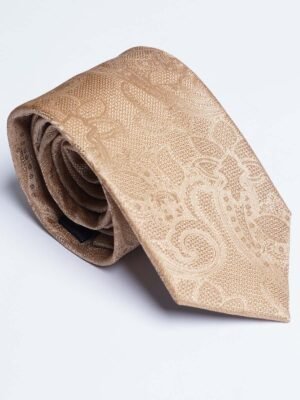 Light Khaki Designer Self Tie (TIE-1801)