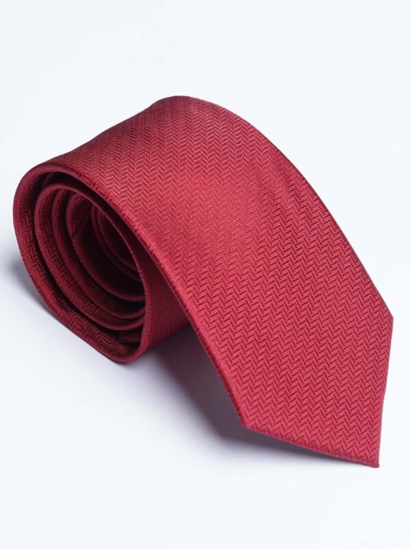 Red Designer Self Tie (TIE-1813)
