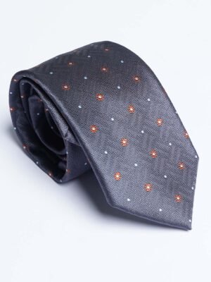Grey Designer Self Tie (TIE-1827)