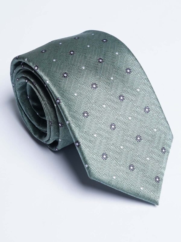 Light Green Designer Self Tie (TIE-1831)