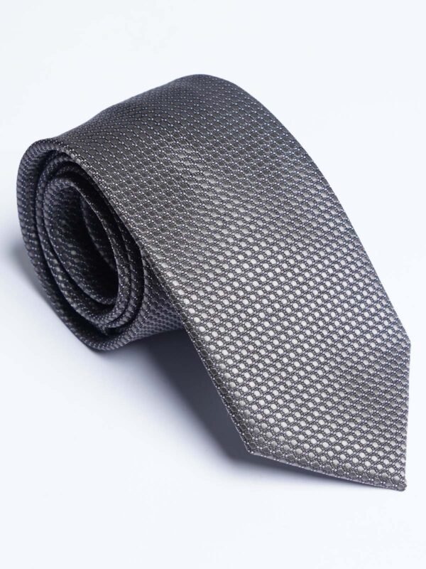Grey Designer Self Tie (TIE-1835)