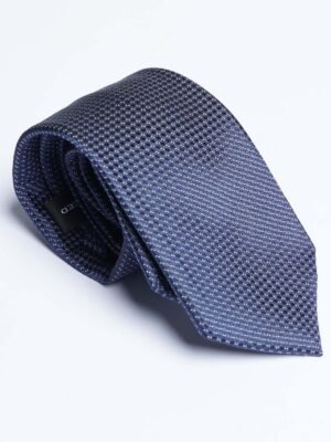 Dark Blue Designer Self Tie (TIE-1837)