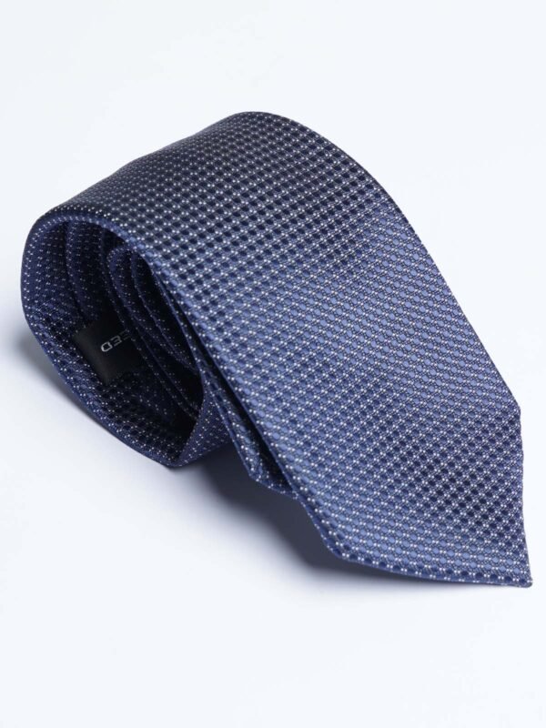 Dark Blue Designer Self Tie (TIE-1837)