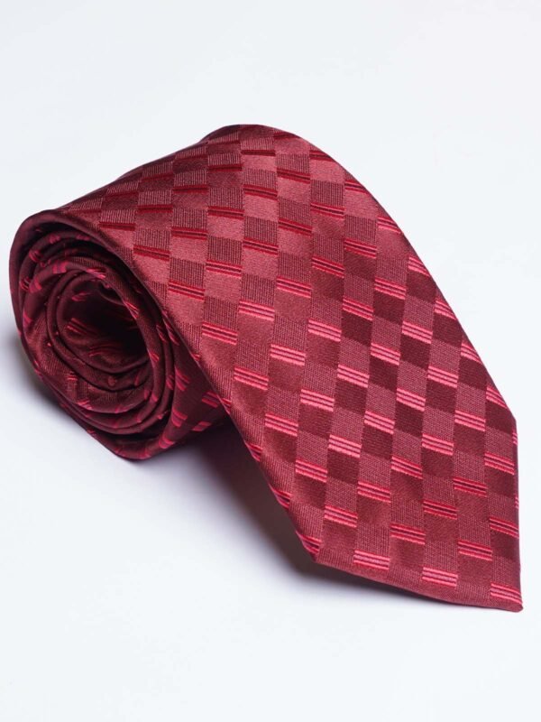 Red Designer Self Tie (TIE-1838)