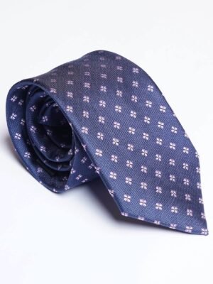 Dark Blue Designer Self Tie (TIE-1858)