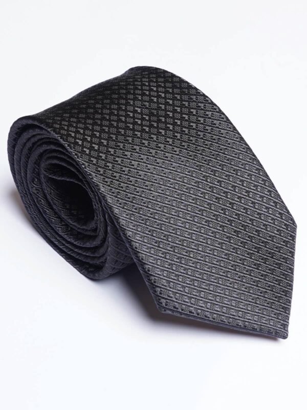 Black Designer Self Tie (TIE-1860)