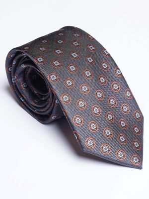 Dark Grey Designer Self Tie (TIE-1862)
